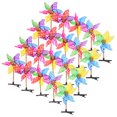 thumbnail image 1 of PAMINGONO 25Pcs Windmill Hair Barrettes Assorted Colors Stylish Hair Accessories for All Occasions, 1 of 8
