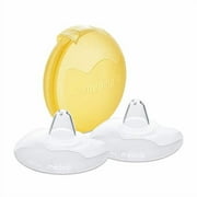 Medela Nipple Shield for Breastfeeding, 16mm Extra Small Nippleshield, For Latch Difficulties or Flat or Inverted Nipples, 2 Count with Carrying Case,3 Piece Set Shields with Case 16mm