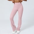 thumbnail image 3 of Women's Flare Yoga Pants High Waisted Leggings Workout Casual Bootcut Pants Jogging Pants Women Beach Cover up Pant Casual Dress Pants for Women Women Casual Pants plus Size Casual Pants Women plus, 3 of 4