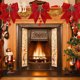 thumbnail image 2 of De Lazos Grandes Hechos A Mano, Lazo De Cinta De Navidad Con Purpurina, Conos De Pino, Decoración De Árbol De Navidad, Adorno De Navidad Hecho A Mano 4 Uds. Cateissary HA038763-00, 2 of 6