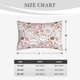 thumbnail image 3 of Plush Throw Pillow Covers, Cartoon Cute Rabbit Milk Star Pillow Cases with Invisible Zipper, Breathable Microfiber Pillow Cases Standard Size for Sleeping Bedroom Sofa Living Room 16x24, 3 of 5