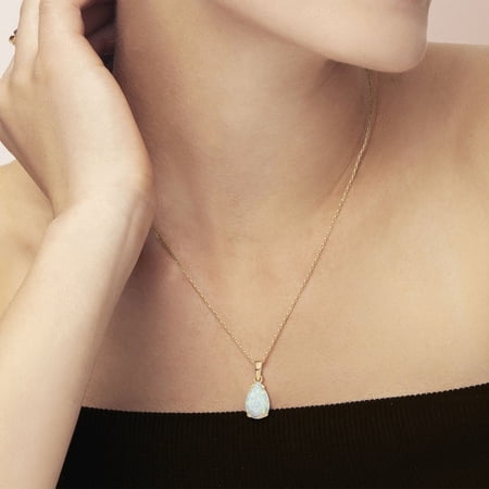 14Kt Yellow Gold Natural Gemstone Pendant no Chain Only Pendant, March And April Birthstone Necklace, Valentines Day Special Gold-49