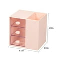 thumbnail image 3 of Amzcrzy Home and Kitchen, Bathroom Organizers and Storage, Desk Organizer With Drawer, Multi-Functional Pencil, Desktop Stationary Organizer, Storage For School Home Office Supplies pen holder, 3 of 8
