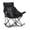 Deep Gray, variant on HARIPUL Oversized Rocking Camping Chair for Adults, 400lbs Heavy Duty Outdoor Rocker Chair with Cup Holder & Headrest, Foldable Portable Camp Chair for Beach Backyard Patio, 600D Fabric-Green
