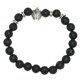 thumbnail image 3 of Hombres Mujeres 8mm Beads Elástico Pulsera de Joyería Casco Yuyangstore Pulsera de piedra de lava, 3 of 8