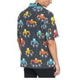 thumbnail image 3 of joogoo Men's Hawaiian Shirt Cute Vehicles Car Short Sleeve Casual Button Down Shirts M, 3 of 6