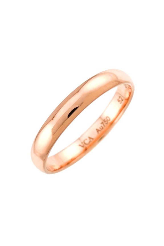 Pre-Owned Van Cleef & Arpels Tendrement #52 Ring, 18K PG 750 VCA