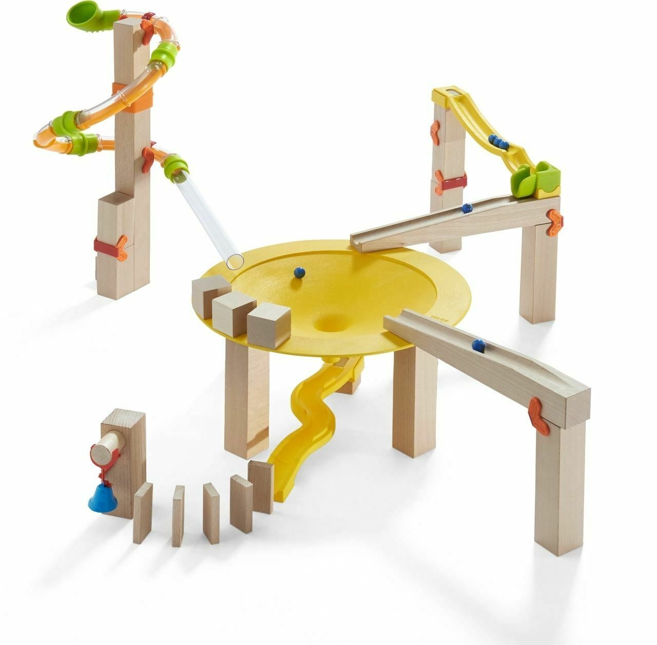 Wooden Marble Run with Plastic Elements 302945 HABA Ball Track Basic