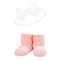 thumbnail image 5 of Hudson Baby Infant Girls Headband and Socks Giftset, Red Blue, One Size, 5 of 5