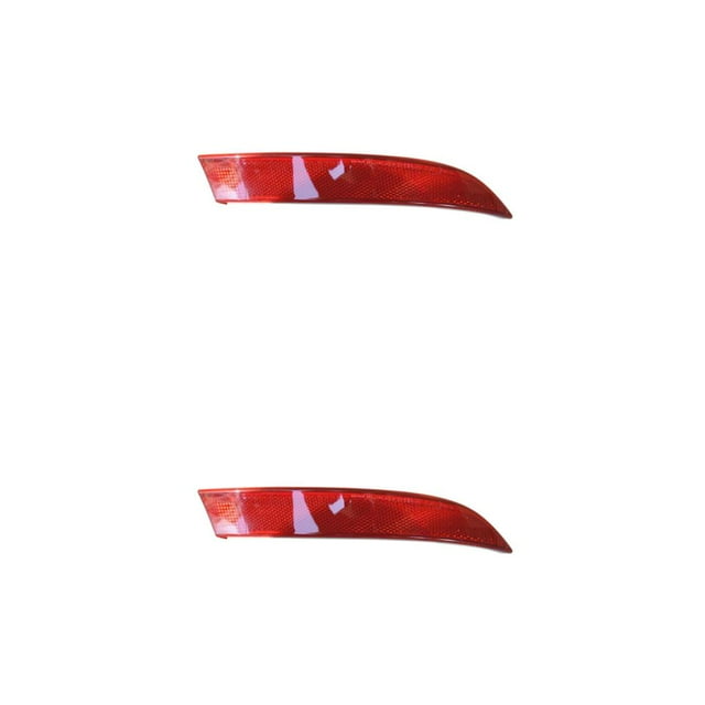 Scienceny Reflector de parachoques trasero derecho izquierdo de coche para E70 2011-2013 rojo 63147240998 63147240997 No.02 2piezas