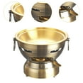 thumbnail image 6 of Cuticate Shabu Hot Pot Single Person Hotpot Portable Stockpot for Parties Home Picnic copper, 6 of 10