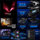 thumbnail image 3 of Computadora Escritorio Completa Xtreme PC Gaming AMD Radeon Vega Renoir Ryzen 5 5600GT 16GB SSD 1TB Monitor 23.8 WIFI Black juegos casuales, trabajo y estudio, 3 of 6
