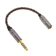 thumbnail image 4 of Cable para auriculares, cable adaptador de 4,4 mm balanceado macho a balanceado macho-hembra, cable adaptador balanceado-estéreo, tecnología innovadora, 4 of 12