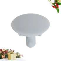 ELAYARD White Plastic Sink Hole Cover and Faucet Hole Seal for Kitchen Sink and Leak Prevention