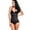Black, variant on COMFREE Fajas Colombianas Reductoras Latex Waist Trainer for Women Long Torso Cincher Corsets Body Shaper