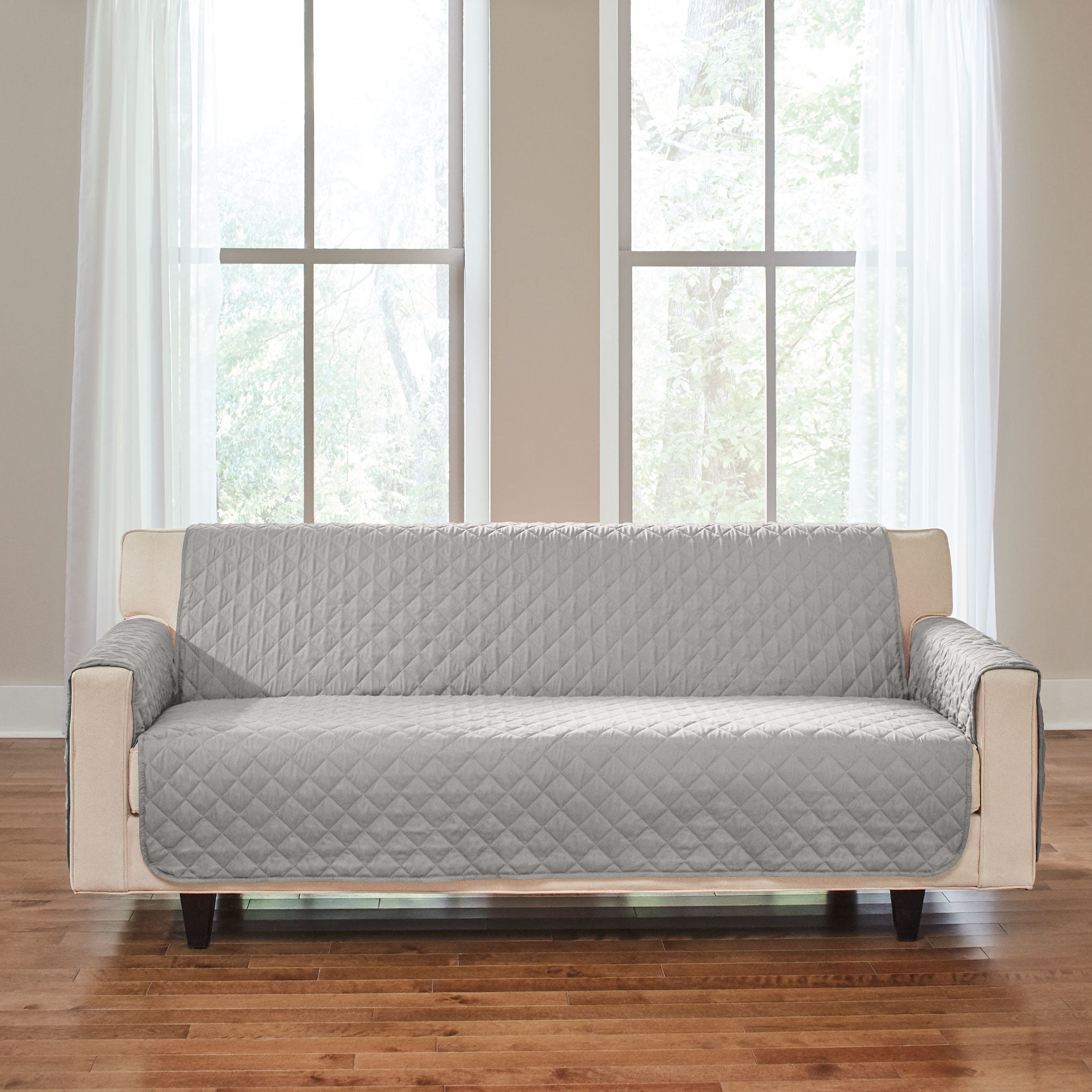 Details about   Stretch Cushion CoverFurniture ProtectorSofa Slipcover with Elastic Bottom 