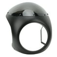thumbnail image 3 of Carenado para faros delanteros de motocicleta de 7 pulgadas, superficie lisa, resistente al envejecimiento, ajuste universal para faros redondos de motocicleta, color negro mate, 3 of 14
