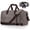 Gray, variant on Gynky Duffle Bag for Travel Bag 46L Large Expendable Duffle Bags for Men Weekender Bag with Trolly Sleeve for Business Trip Travel Camp Gym, Black