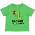 thumbnail image 3 of Inktastic 2nd Birthday Dinosaur Party Two Year Old Boys Toddler T-Shirt, 3 of 5