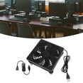thumbnail image 4 of Router Fan DIY PC Cooler TV Box Wireless Cooling Silent Quiet DC 5V USB Power 120mm Fan 120x25mm 12CM W/Screws Protective Net, 4 of 6