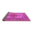 thumbnail image 2 of Ahgly Company Indoor Round Oriental Pink Industrial Area Rugs, 6' Round, 2 of 4