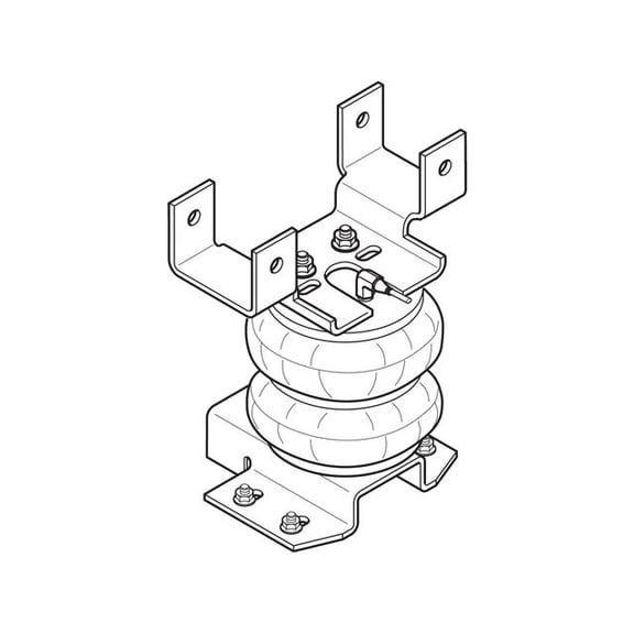 Rear Air Lift Leveling Kit - Compatible with 1999 - 2004 Chevy Silverado 2500 2000 2001 2002 2003