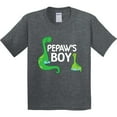 thumbnail image 3 of Inktastic Pepaw's Boy Grandson Youth T-Shirt, 3 of 5