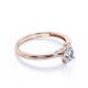 thumbnail image 4 of JeenMata Anillo de Moda Delicado con Solitario de Moissanita de Corte Pera de 1,5 Quilates con Certificación Chapado en Oro Rosa de 18 K sobre Plata, 4 of 7