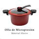 thumbnail image 5 of Olla de Micro Presión UYO KITCHEN de Hierro 3.4L rojo, 5 of 7