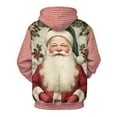 thumbnail image 5 of HOMBOM Retro Santa Merry Christmas Sweatshirts for Womens Pullover Long Sleeve Fleece Linend Fall Hoodies Womems Tops, 5 of 9