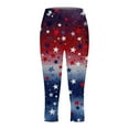 thumbnail image 5 of HEILAU Indenpendence Day Leggings for Women High Waisted American Flag Printed 4Th Of July Pants Athletic Workout Summer Capris, 5 of 5