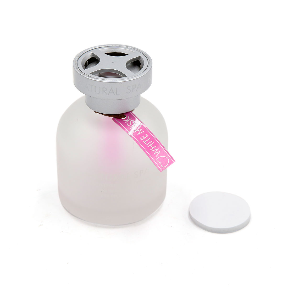 Car Interior Air Freshener Fragrance Diffuser Odor Eliminator Silver