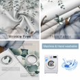 thumbnail image 2 of Fsddascl Blue Pumpkins Fall Blackout Curtains for Bedroom/Living Room, Thermal Insulated Kitchen Curtains, Thanksgiving Eucalyptus Leaves Grommet Darkening Window Treatment Drapes 42"x63"x2, 2 of 6