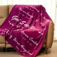 thumbnail image 3 of Christian Bible Blanket Gifts for Faith Women Christian Sympathy 50" X 60" Soft Throw Blanket Religious Gifts for Praying Women Men Inspirational Gift, 3 of 5