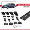 thumbnail image 5 of Compatible with BMW 3 Series (F31) Touring 2012-2019 ACE-2 Car Roof Rack Cross Bar Black Aluminium 2 Bars, 5 of 8