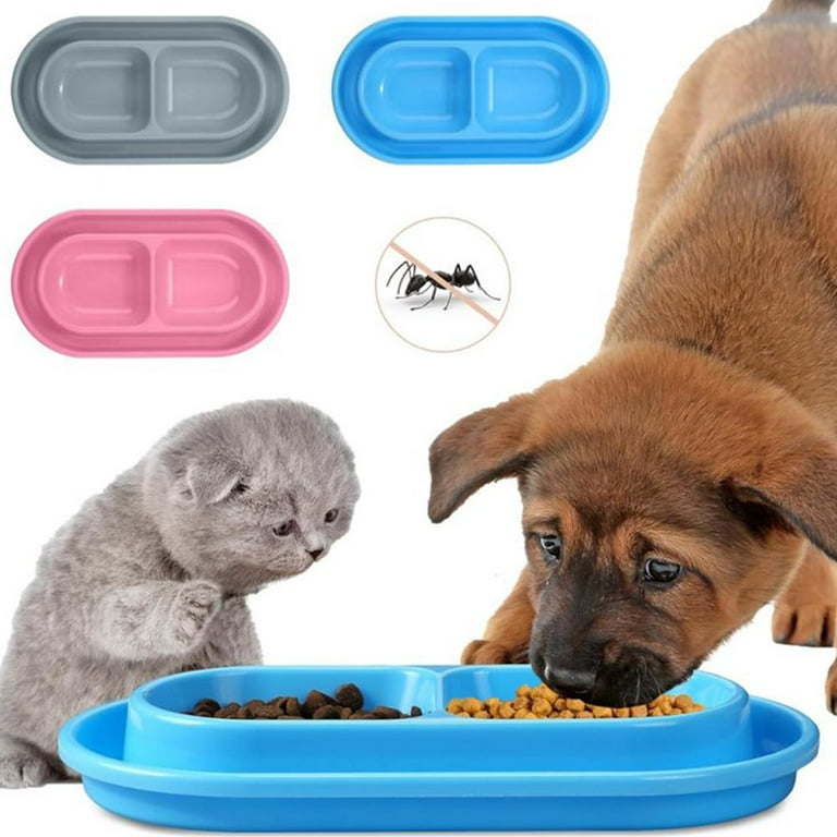 Ant Away Cat Dog Food Water Bowl,32 OZ No Ants Food Water Bowls Dish for  Cats Small Medium Dogs