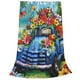 thumbnail image 2 of Balery Floral Truck Welcome Manta de Felpa Suave y Acogedora – Cobija de Franela Aterciopelada para Cama, Lavable y Cálida para Sofá, Mascotas, Transpirable-50"x40", 2 of 7