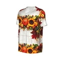thumbnail image 3 of Easygdp Thanksgiving With Autumn Men's Muscle T-Shirt Men's Baseball Short Sleeves, for Gym Workout Athletic with Button - X-Large, 3 of 9