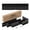 Black, variant on A-M Gutter Guard Gutter Valley Splash Guards – 4 Pack White | Includes Stainless Steel Zip Screws & 1/4" Hex Bit | Bendable Aluminum Design Prevents Overflow | 22-gauge aluminum (.0275"/.7mm)