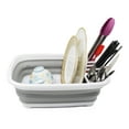 thumbnail image 2 of SAMMART 8L (2.11Gallons) Collapsible Dish Drainer - Foldable Drying Rack - Portable Dinnerware Organizer - Space Saving, 2 of 5