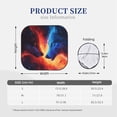 thumbnail image 3 of Daiia Red And Blue Fire Wolf 2PCS Car Windshield Sun Shade, Foldable Sun Shield for Car Front Window, Auto Sun Blocker Visor Protector Universal for Truck SUV Pickup-Small, 3 of 7