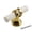 C, variant on Stainless Steel Modern Cabinet Handles - Tapered End Cup Pulls for Kitchen, Bathroom & Wardrobe Drawer Pulls with Ergonomic Grip & Durable Finish