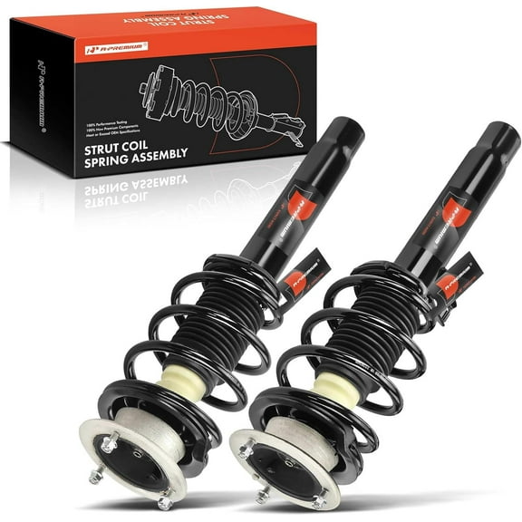 A-Premium Front Pair (2) Complete Strut and Coil Spring Assembly Compatible with BMW E84 Series X1 2013 2014 2015, Driver and Passenger Side