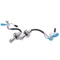 thumbnail image 4 of 2pcs H4 Headlight Bulb 35W 8000K 4000LM Light Blue Color Front Lamp Dual Beams Metal Body, 4 of 7