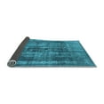 thumbnail image 2 of Ahgly Company Indoor Round Oriental Light Blue Industrial Area Rugs, 5' Round, 2 of 4