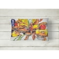 thumbnail image 2 of Carolines Treasures 1016PW1216 Verons and Crabs Decorative Canvas Fabric Pillow, 12H x16W, multicolor, 2 of 3