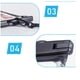 thumbnail image 4 of Estuche a prueba de agua, bolsa seca para teléfono celular Bolsa a prueba de agua, pantalla táctil de PVC transparente y sensible compatible con iPhone 6.0in Xemadio HMJM168-5, 4 of 5
