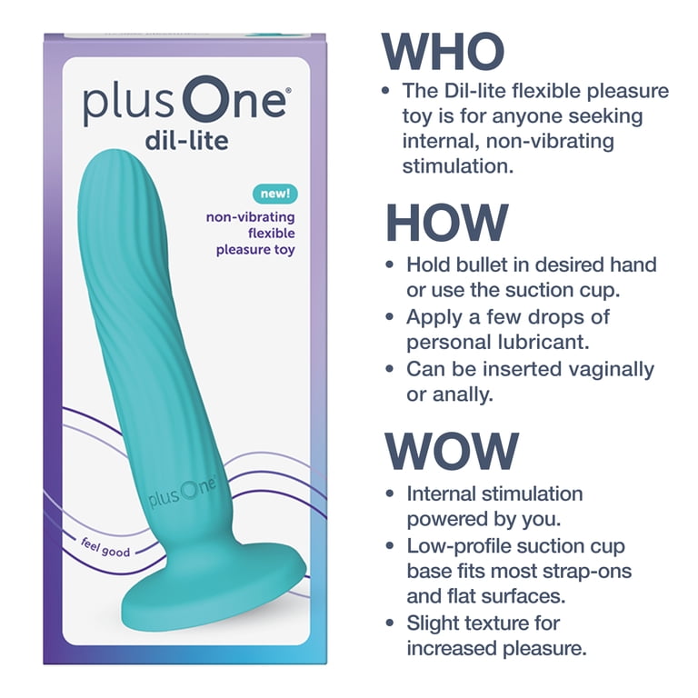 plusOne Analog Internal Stimulator Dildo - Walmart.com