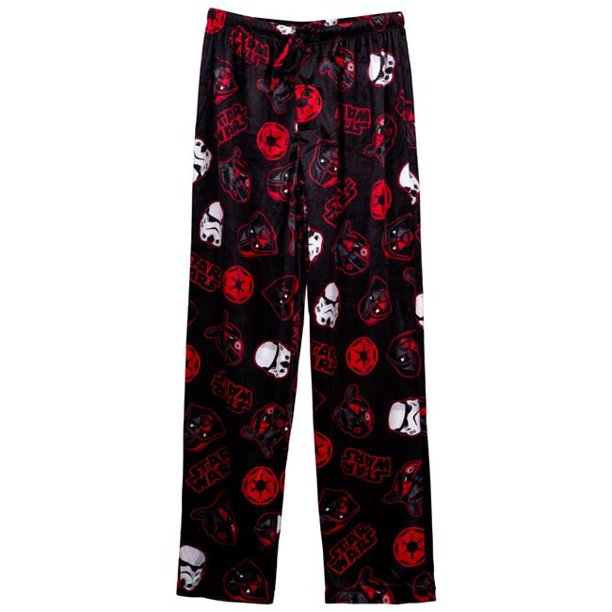Star Wars Star Wars Black Mens Sueded Fleece Pajama Pants Walmart