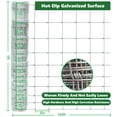 thumbnail image 4 of MAYEERTY Farm Fence 5ft x 164ft 14Gauge Heavy Zinc Coating Cattle Fence,Galvanized Field Wire Fencing Deer Fence,Goat Fence,Hog Wire Fencing for Yard Livestock & Animals Protection, 4 of 5
